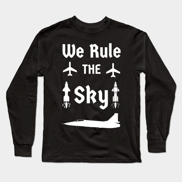 Air Traffic Controller - We rule the sky Long Sleeve T-Shirt by Syntax Wear